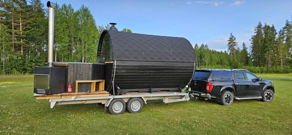 badvagn badtunna på hjul bastu bastuvagn Örebro svensexa möhippa kickoff konferens fest afterwork